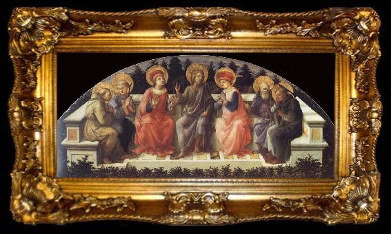 framed  Fra Filippo Lippi Seven Saints, ta009-2